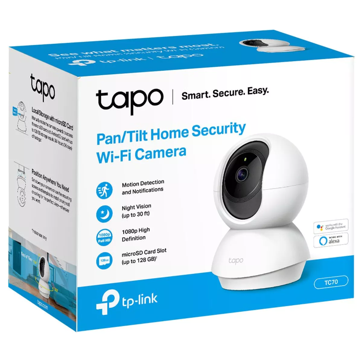TP-Link TC70 - Câmara de vigilância IP (WiFi) Motorizada Pan/Tilt 1080p 4mm IR 9m - Image 3